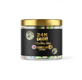 24K 1000mg CBD Premium Gummies - Flavour: Rainbow Bites