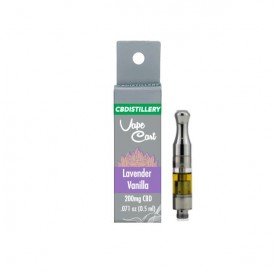 CBDistillery 200mg CBD Vape Cartridges - Flavour: Lavender & Vanilla