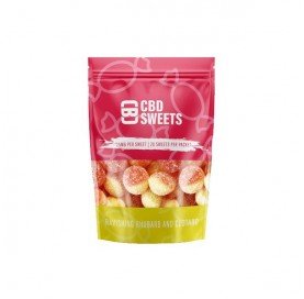 CBD Asylum 500mg CBD Sweets - Flavour: Rhubarb and Custards