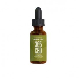 365CBD Flavoured Tincture Oil 1500mg CBD 30ml - Flavour: Natural